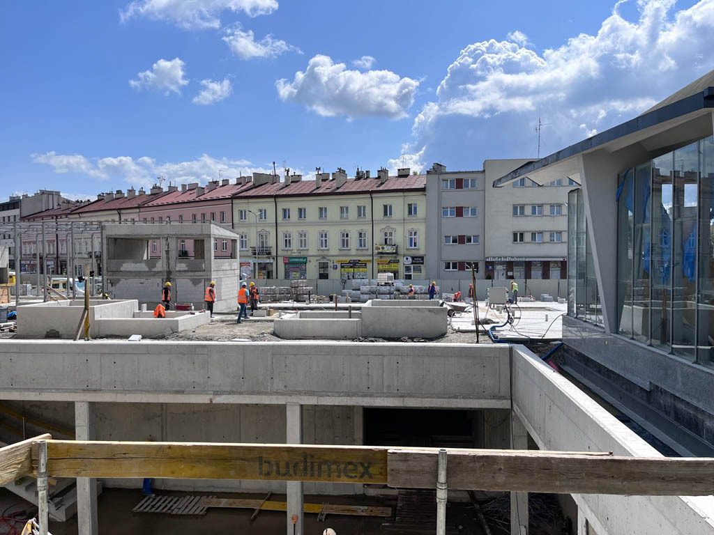 Budowa Rzeszowskiego Centrum Komunikacyjnego [lipiec 2023]